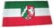 MM Nordrhein-Westfalen Flagge/Fahne, 150 x 90 cm, wetterfest, mehrfarbig, 16198