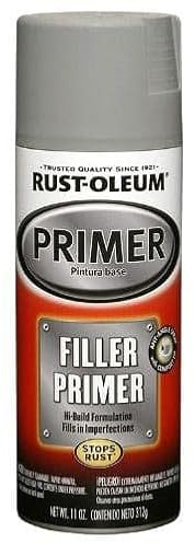 Rust-Oleum 249279 Automotive Filler Primer Spray, 11 oz, Gray