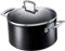 Le Creuset Olla de aluminio antiadherente con tapa, Ø 18 cm, libre de PFOA, para todas las fuentes de calor, incluso la inducción, antracita/plateado