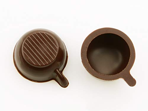 1 Folie Tassen-Schalen Zartbitter