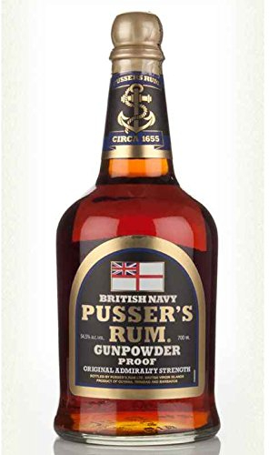 Pussers Gunpowder Proof British Navy Rum 70cl Bottle