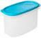 Tatay Fiambrera de Alimentos, Hermética, 1.2L de Capacidad, Tapa Flexible a Presión, Libre de BPA, Apto Microondas y Lavavajillas, Color Azul, Medidas: 18.4 x 9.7 x 12.2 cm