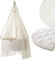 Leander Wiege Komplett-Set mit Himmel, Matratzenauflage, 2er-Pack Spannbettaken