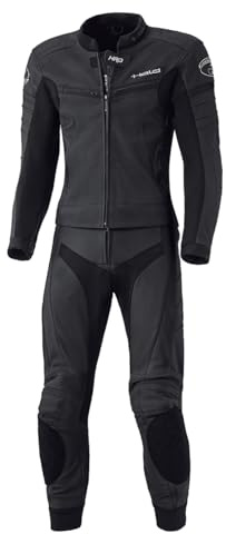 Held Spire 2-Teiler Motorrad Lederkombi, schwarz, 52