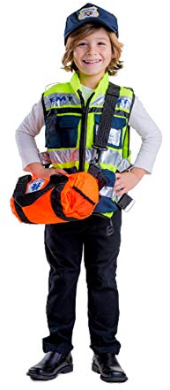 Dress Up America Costume EMT Per Bambini - Costume Da Gioco Di Ruolo Per Bambini