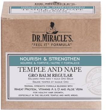 Dr. Miracles Strengthen Temple & Nape Gro Balm 120 ml (Pack of 3)