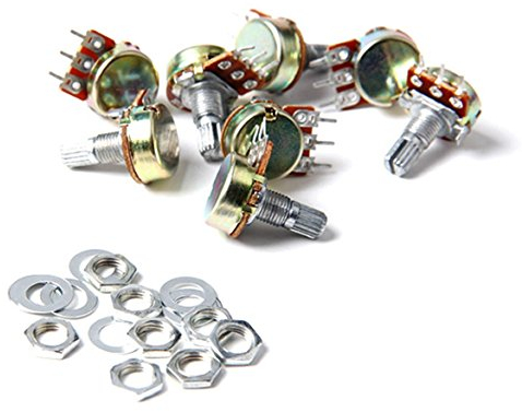 LAOMAO 10PCS B10K 3pin 16mm 10K Ohm Potentiometer Mono Dreh Poti