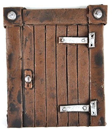 Square Fairy Hobbit Door - Fiddlehead Fairy Garden Collection