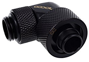 Alphacool 17236 Verbindungsstück und Adapter für Messingrohr schwarz, 1 Stück