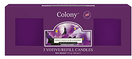 Kolonie BX/3 Refills Sweet Violett & Blackberry, Violett