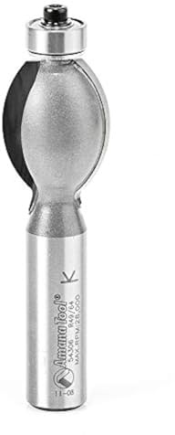 Amana Tool - 54306 Carbide Tipped Edge Fluting 3/4 Radius x 7/8 Dia x 1 2 Shank