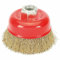 Draper 41444 Crimped Wire Cup Brush, 80mm x M14 , Blue