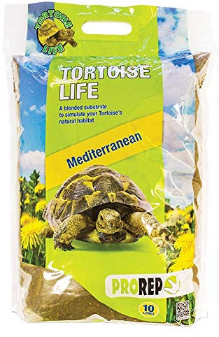 ProRep Tortoise Life Substrate 10L | Tortoise Substrate | Mediterranean | 10L Bag