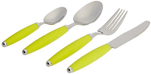 Gimex Campingartikel Besteck Set 16 Teilig Lemon, 550/043