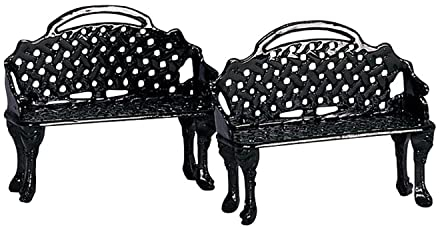 Lemax - Patio Bench - Set of 2