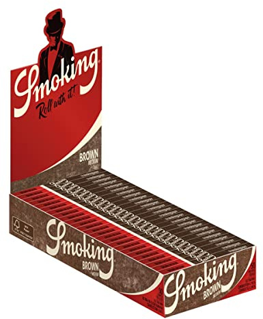 SMOKING Zigarettenpapier Brown 1 1/4 25x50Bl.