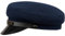 Sterkowski Maciejowka Model 1 | Wolle Schirmmütze für Herren und Frauen | Elbsegler Damen Chauffeur Visor Cap 57 cm Dunkelblau