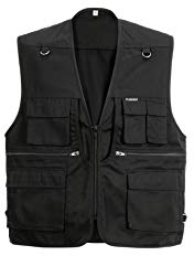 Planam Outdoor Herren Weste Sommer Weste schwarz Modell 1410 Größe XL