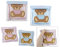 Teddybär Kirschkernkissen 30 x 30 cm hellblau Modern Therapeutisches Kirschkernkissen