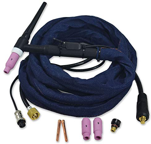 RIVERWELD WP-17-12 12-pies 150Amp aire-enfriado Tig soldadura antorcha completa