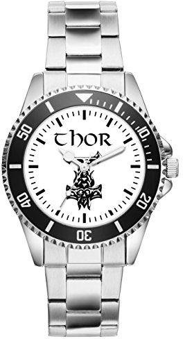 KIESENBERG Odin Thors Hammer Wikinger Geschenk Artikel Idee Fan Uhr 1227