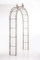 CLP Arco Pergolato Sun da Giardino I Supporto Piante Rampicanti Metallo Trattato I Sostegno Fiori in Ferro Robusto, Colore:Antico Marrone