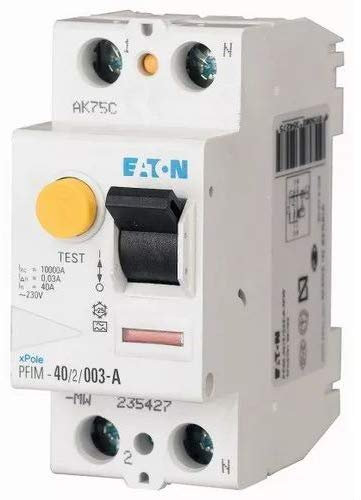 EATON PFIM-40/2/003-MW Interruptor Diferencial PFIM, 2P, 40A, 30mA