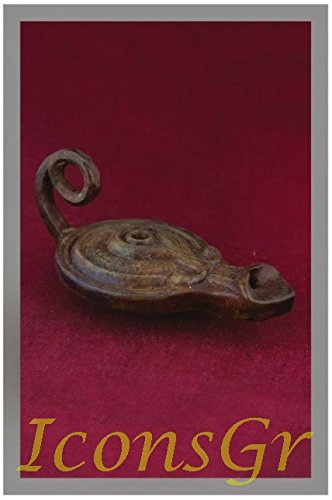 Antike griechische Bronze Museum Statue Replica von Öl Lampe (1684)