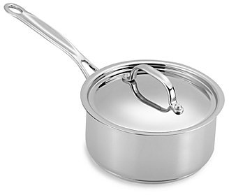 Cuisinart Chef's Classic Stainless Steel Mirror Finish Exterior 1 1/2-Quart Saucepan with Lid, Handle Is Wide And Easy To Grip
