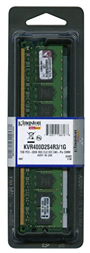 Kingston ValueRAM Mémoire 1 Go DIMM 240 broches DDR2 400 MHz / PC2-3200 CL3 1.8 V mémoire enregistré ECC
