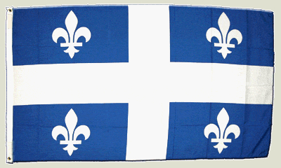 Flagge Kanada Quebec - 90 x 150 cm