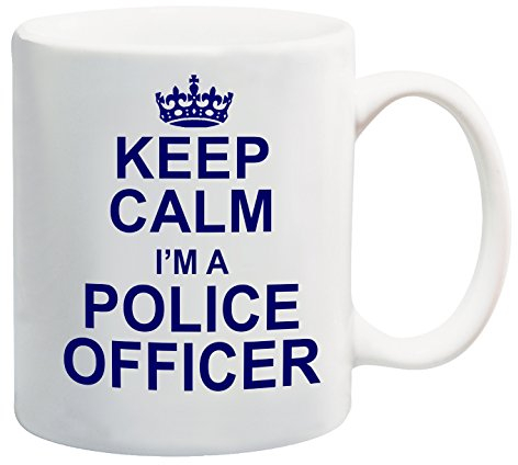 Mug avec inscription « Keep Calm I'm A Police Officer » Rouge