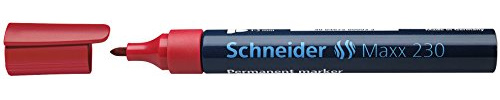 Schneider Schreibgeräte Permanentmarker Maxx 230, nachfüllbar, 1-3 mm, rot