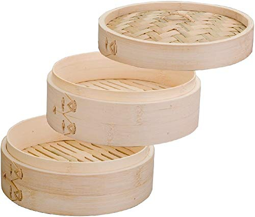 Ibili 727500 Cuiseur Vapeur Bambou