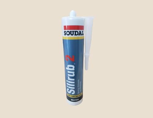 Cream Premium Silicone Caulk Mastic Sealant RAL 9001 300ml