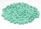 Rosen 15 mm x 100 Stück Satinrosen Aufnäher Deko Blumen Röschen zum Basteln Haarschmuck kleine Rosenköpfe Farbe: aqua/hell türkis 314
