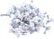 Merriway BH02819 (100 Pcs) Round Cable Clip, White 9 mm - Pack of 100 Pieces