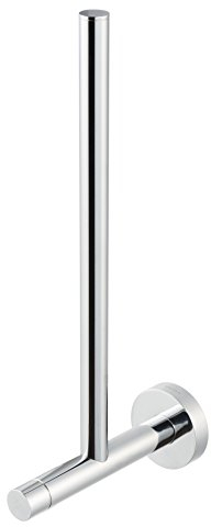 Haceka Reserve-Papierrollenhalter für 3 Rollen aus Chrom, Metall, Silber, 15 x 15 x 9 cm