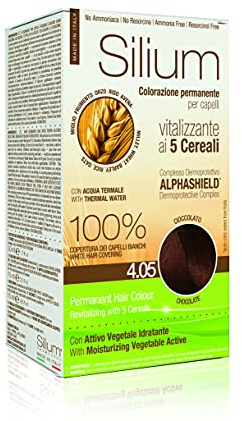 Silium Colorazione Permanente Per Capelli, Cioccolato 4.05-187 Gr
