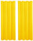 Bestlivings Vorhang Blickdicht (140x245cm / 2 Stück) Gardine Uni (Gelb) mit Kräuselband/Universalband, Dekoschal für Fenster, Balkon - Dekorativer Gardinenschal