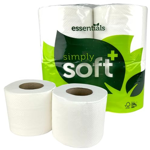 Essentials 320 Soft Sheet Toilet Tissue 36 Rolls 2 Ply (1)