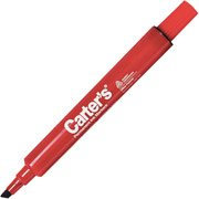 Carter's Permanent Markers, Large Chisel Tip, Red, Pack of 12 Markers