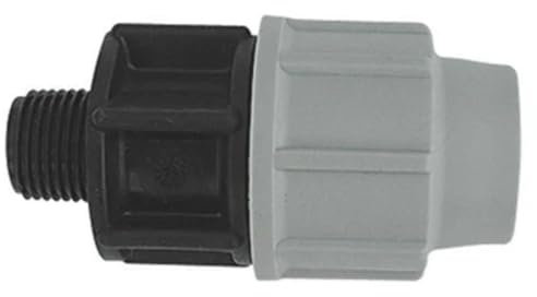 Raccordo M 3/4 x25mm per tubi in polietilene