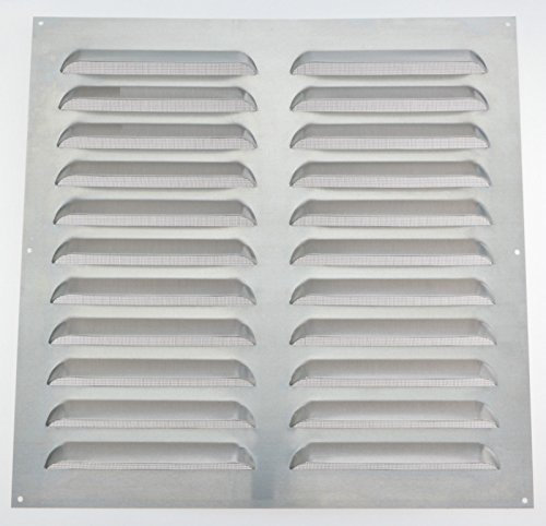 Haeusler-Shop - Rejilla de ventilación (aluminio, 50 x 50 cm, con alambre antimosca)