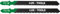 LUX 113039 Stichsägeblatt fein, geschliffen, Bosch Aufnahme Bosch Zahnteilung 2,5 mm PROFI
