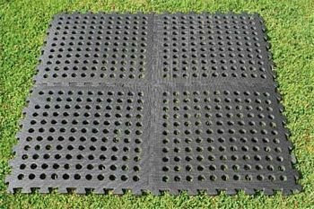 Kampa Easy Lock Flooring Tiles - Durable EVA Foam, Interlocking Gym Mat, Non-Slip, UV Stabilized, Indoor/Outdoor Use, Gym Equipment, Garage Flooring, Play Mat
