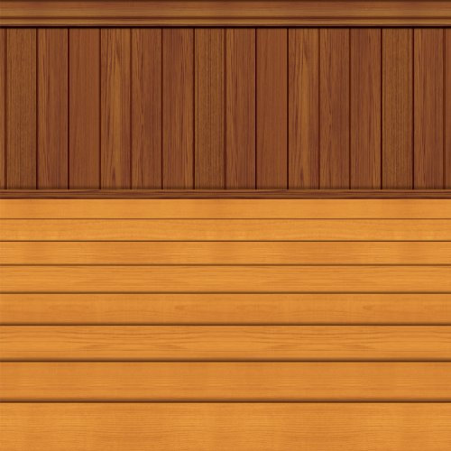 Western - Wanddeko - Holzfußboden und Wandtäfelung
