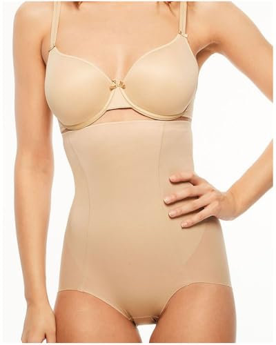 Chantelle BASIC SHAPING, Culotte Vita Alta, Intimo Modellante, Beige (Nude), 42