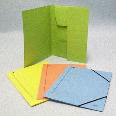 Esselte Leitz GmbH & Co. KG Premium Eckspanner A4 LEI 3981-00-15 gelb * 3 Jurisklappen 320g Karton