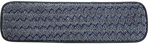 Rubbermaid Commercial 1863895 Executive Series HYGEN Multi-Purpose Microfiber Wet Flat Mop Pad,18-inch, Single-Sided